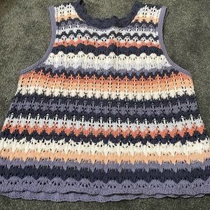 Knitted colorful Top